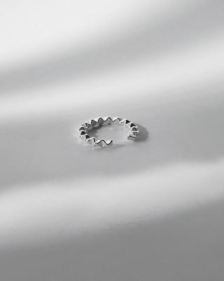 brinco ear hook piercing prata de lei 925